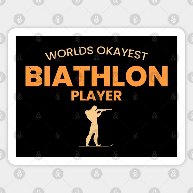 biathlon Magnet by Circle Project